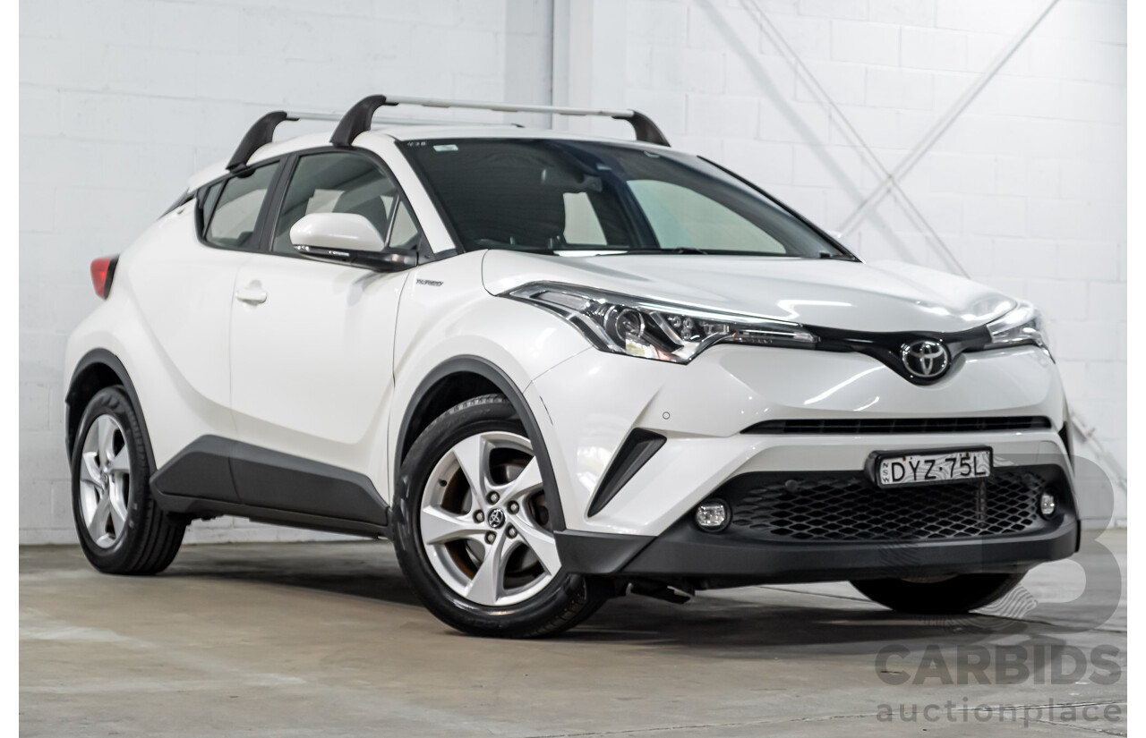10/2018 Toyota C-HR (FWD) NGX10R Update 4d Wagon White Crystal Shine Turbo 1.2L