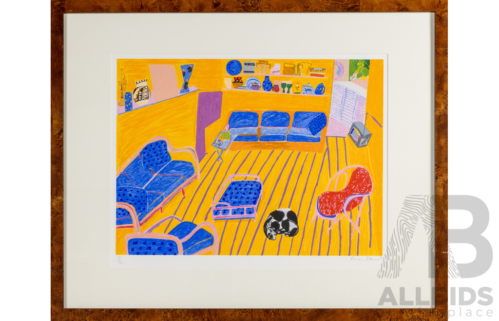 Ken Done AM, (20th Century, Australian, 1940-), Long View of the Cabin I (1994), Original Limited Edition & Signed Screenprint, 66 x 81 cm (frame)