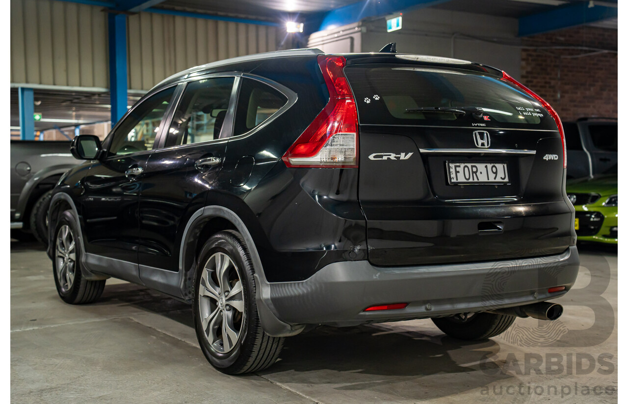 10/2014 Honda CRV VTi-L (4x4) 30 MY15 4d Wagon Black 2.4L