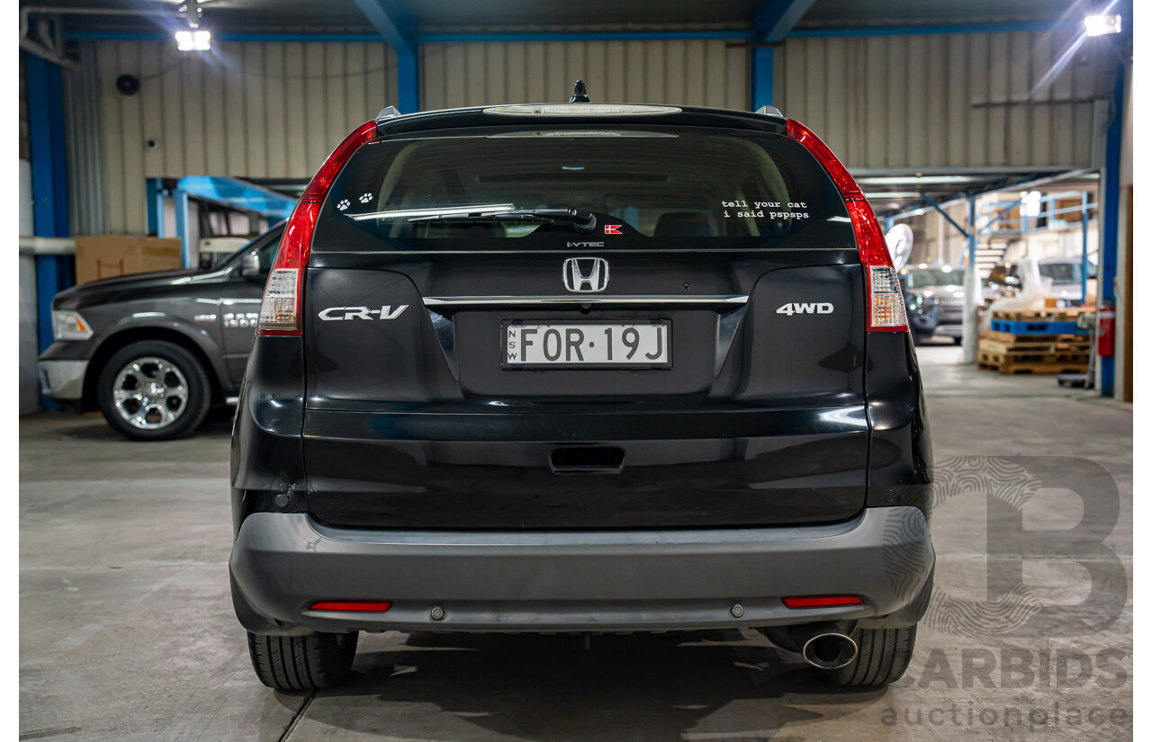 10/2014 Honda CRV VTi-L (4x4) 30 MY15 4d Wagon Black 2.4L