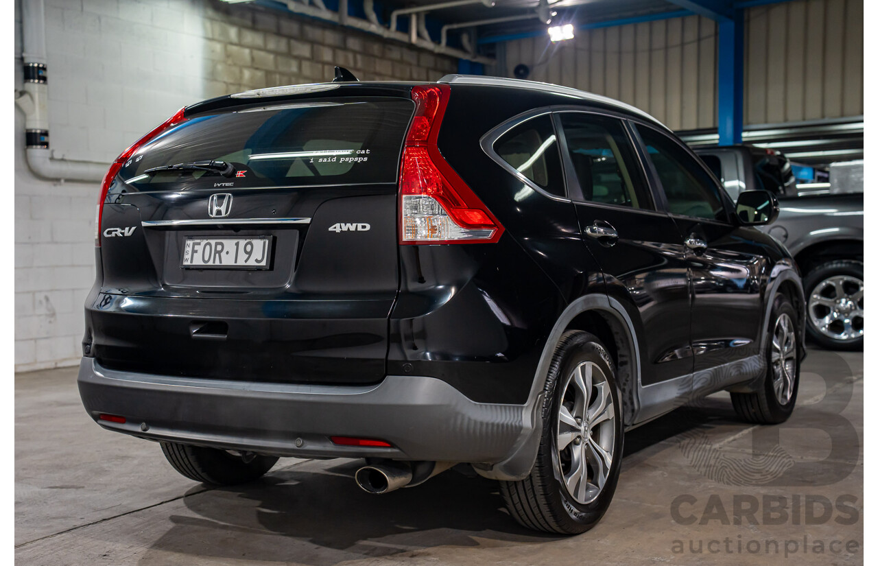 10/2014 Honda CRV VTi-L (4x4) 30 MY15 4d Wagon Black 2.4L