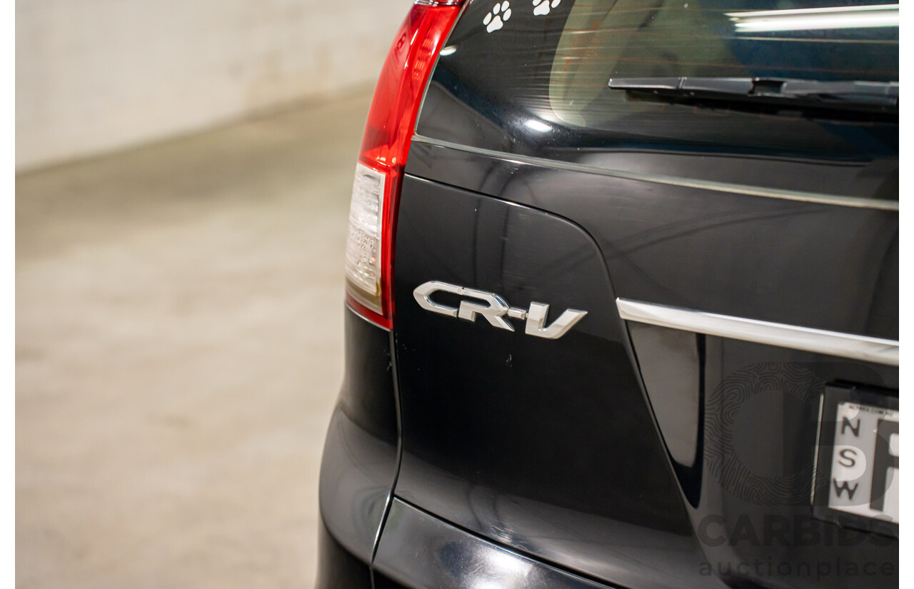 10/2014 Honda CRV VTi-L (4x4) 30 MY15 4d Wagon Black 2.4L