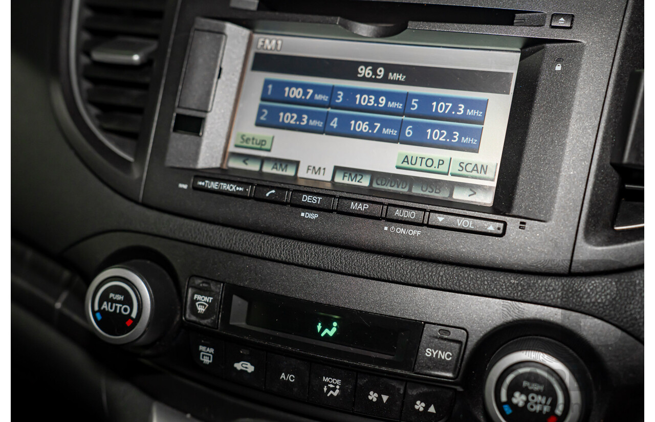10/2014 Honda CRV VTi-L (4x4) 30 MY15 4d Wagon Black 2.4L