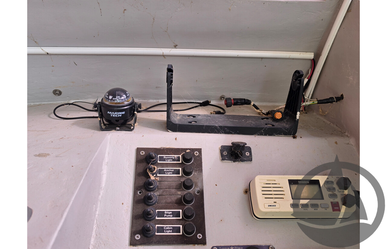 6m Custom Build Centre Console Fibreglass Boat with 60hp Honda Outboard and Trailer