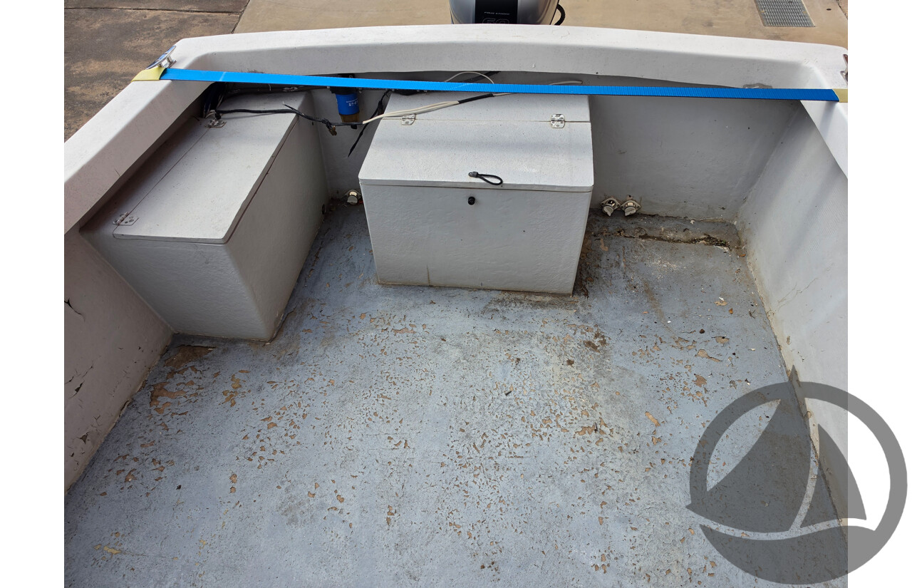 6m Custom Build Centre Console Fibreglass Boat with 60hp Honda Outboard and Trailer