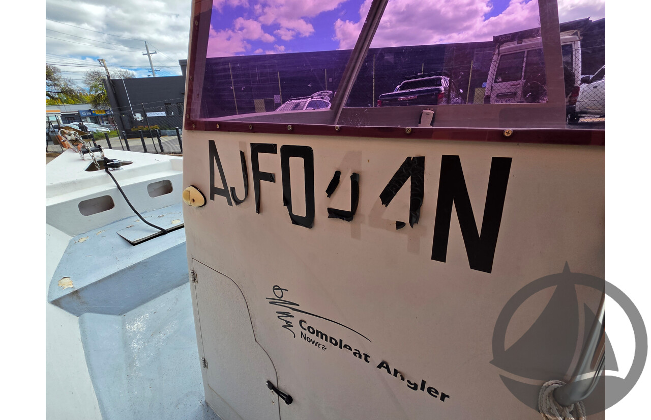 6m Custom Build Centre Console Fibreglass Boat with 60hp Honda Outboard and Trailer