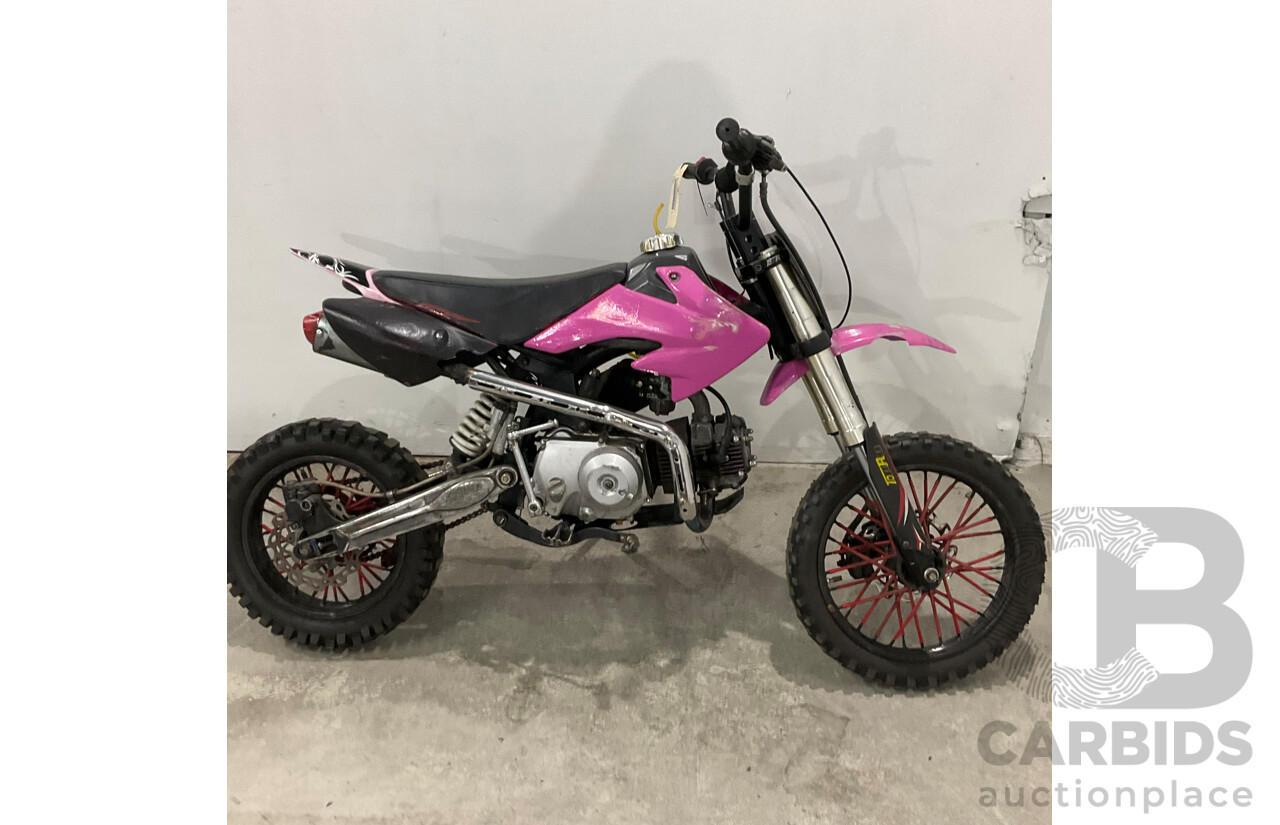 Pink Off-road Dirt Bike