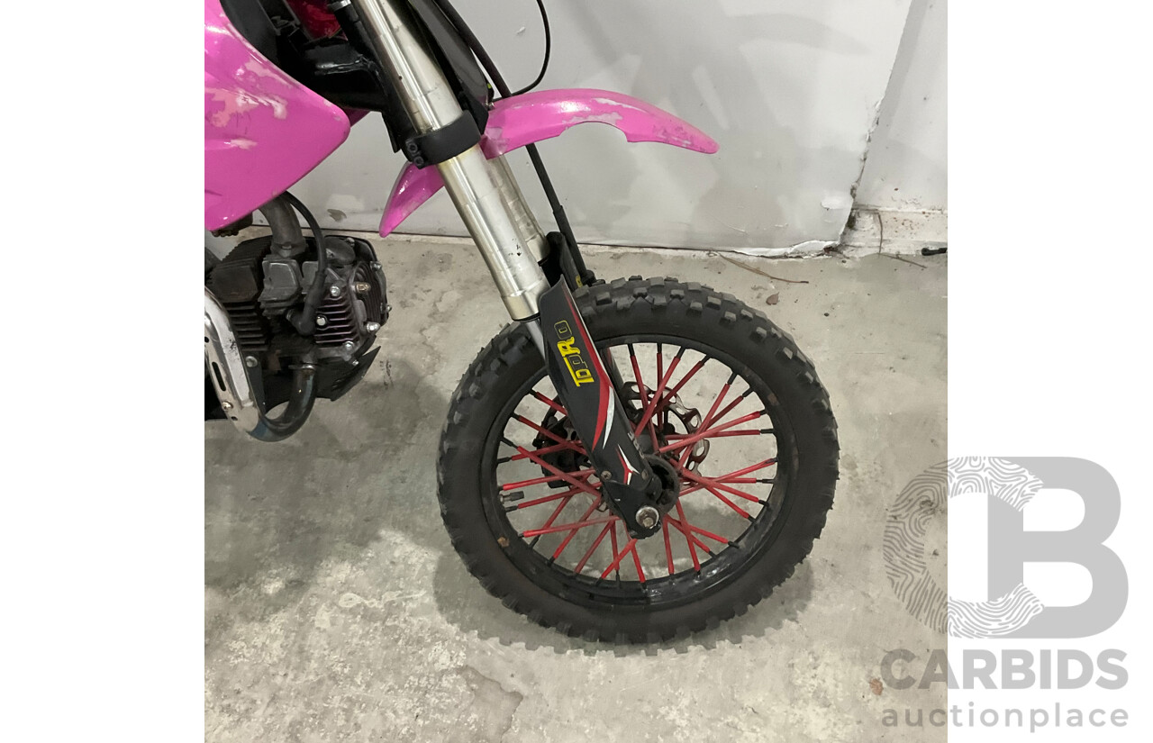 Pink Off-road Dirt Bike