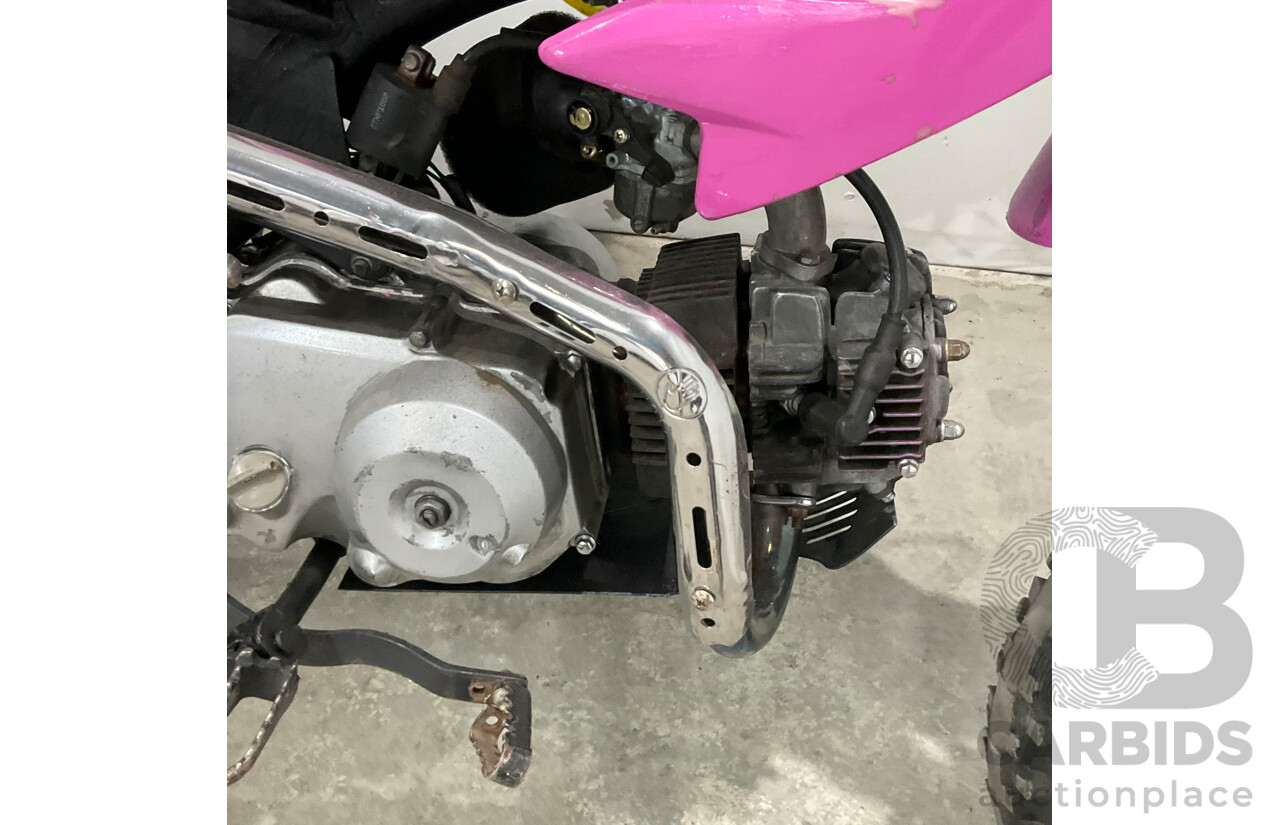 Pink Off-road Dirt Bike