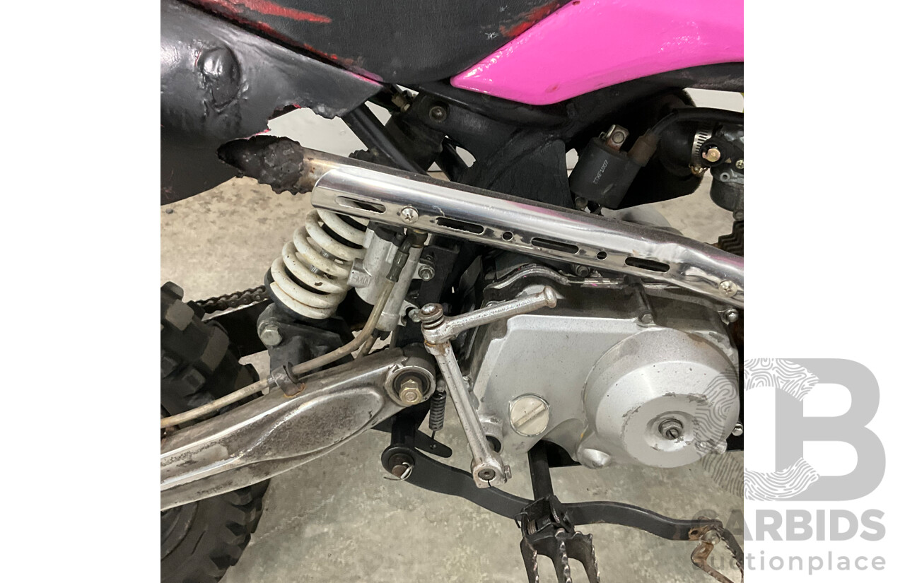 Pink Off-road Dirt Bike