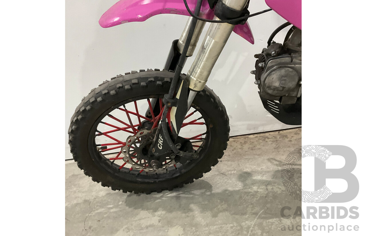 Pink Off-road Dirt Bike