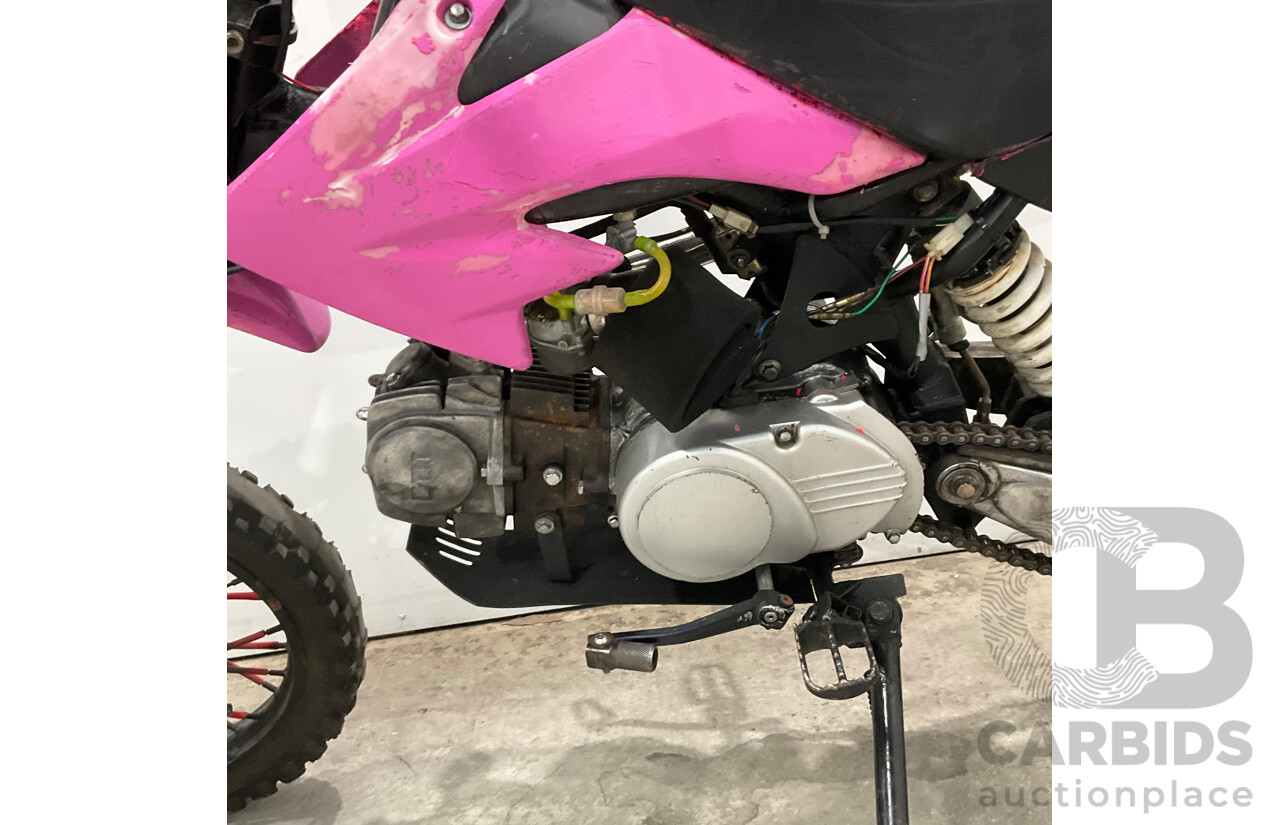 Pink Off-road Dirt Bike