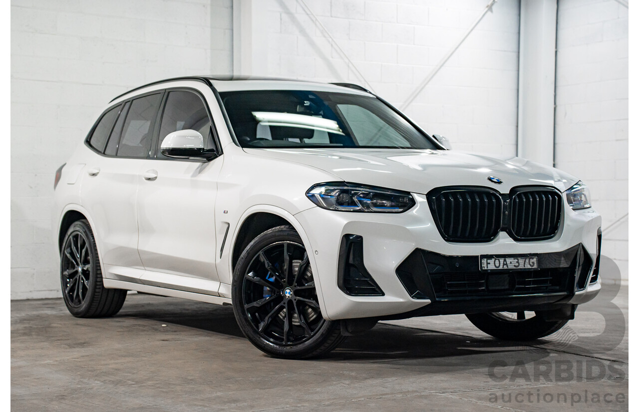 6/2023 BMW X3 xDrive30i M Sport (AWD) G01 4D Wagon Mineral White Metallic Turbo 2.0L