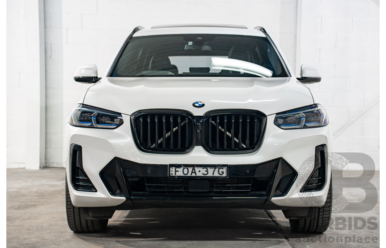 6/2023 BMW X3 xDrive30i M Sport (AWD) G01 4D Wagon Mineral White Metallic Turbo 2.0L