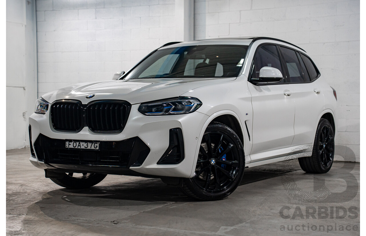 6/2023 BMW X3 xDrive30i M Sport (AWD) G01 4D Wagon Mineral White Metallic Turbo 2.0L