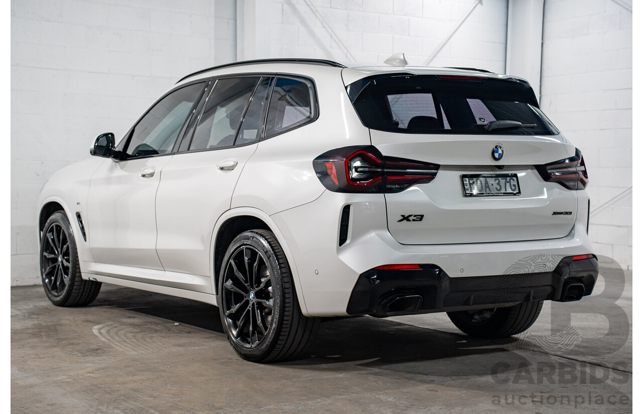 6/2023 BMW X3 xDrive30i M Sport (AWD) G01 4D Wagon Mineral White Metallic Turbo 2.0L