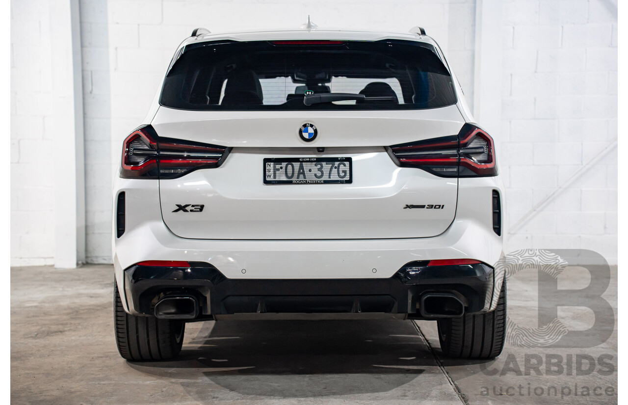 6/2023 BMW X3 xDrive30i M Sport (AWD) G01 4D Wagon Mineral White Metallic Turbo 2.0L