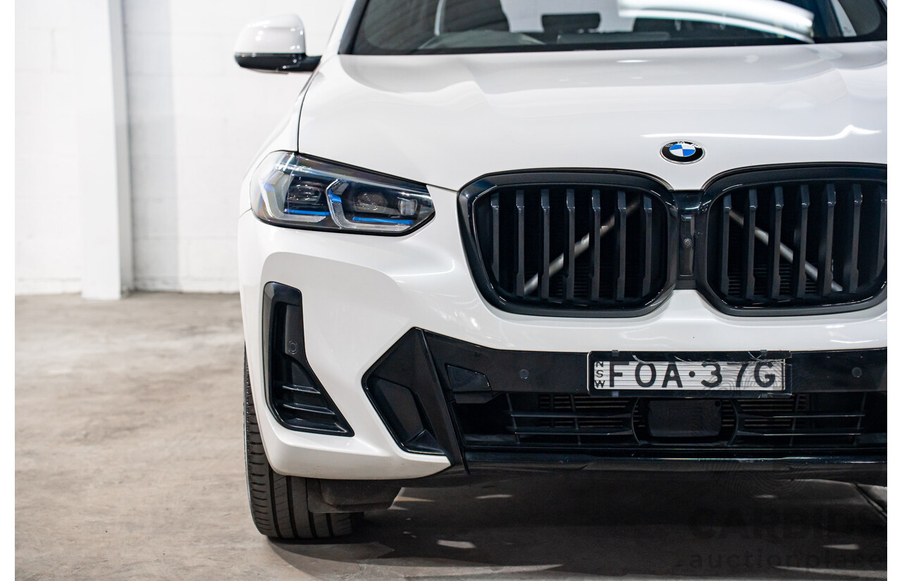 6/2023 BMW X3 xDrive30i M Sport (AWD) G01 4D Wagon Mineral White Metallic Turbo 2.0L