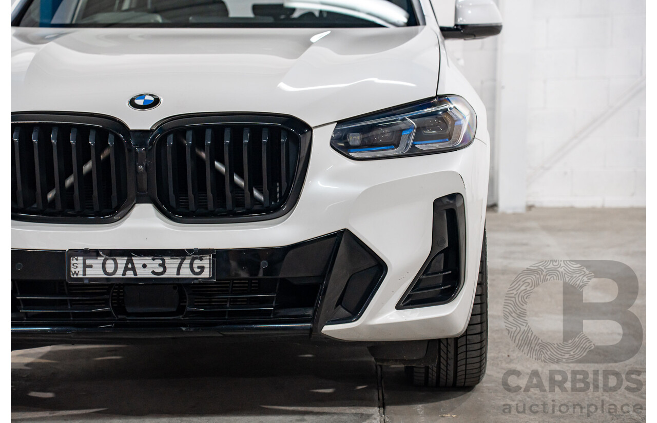 6/2023 BMW X3 xDrive30i M Sport (AWD) G01 4D Wagon Mineral White Metallic Turbo 2.0L