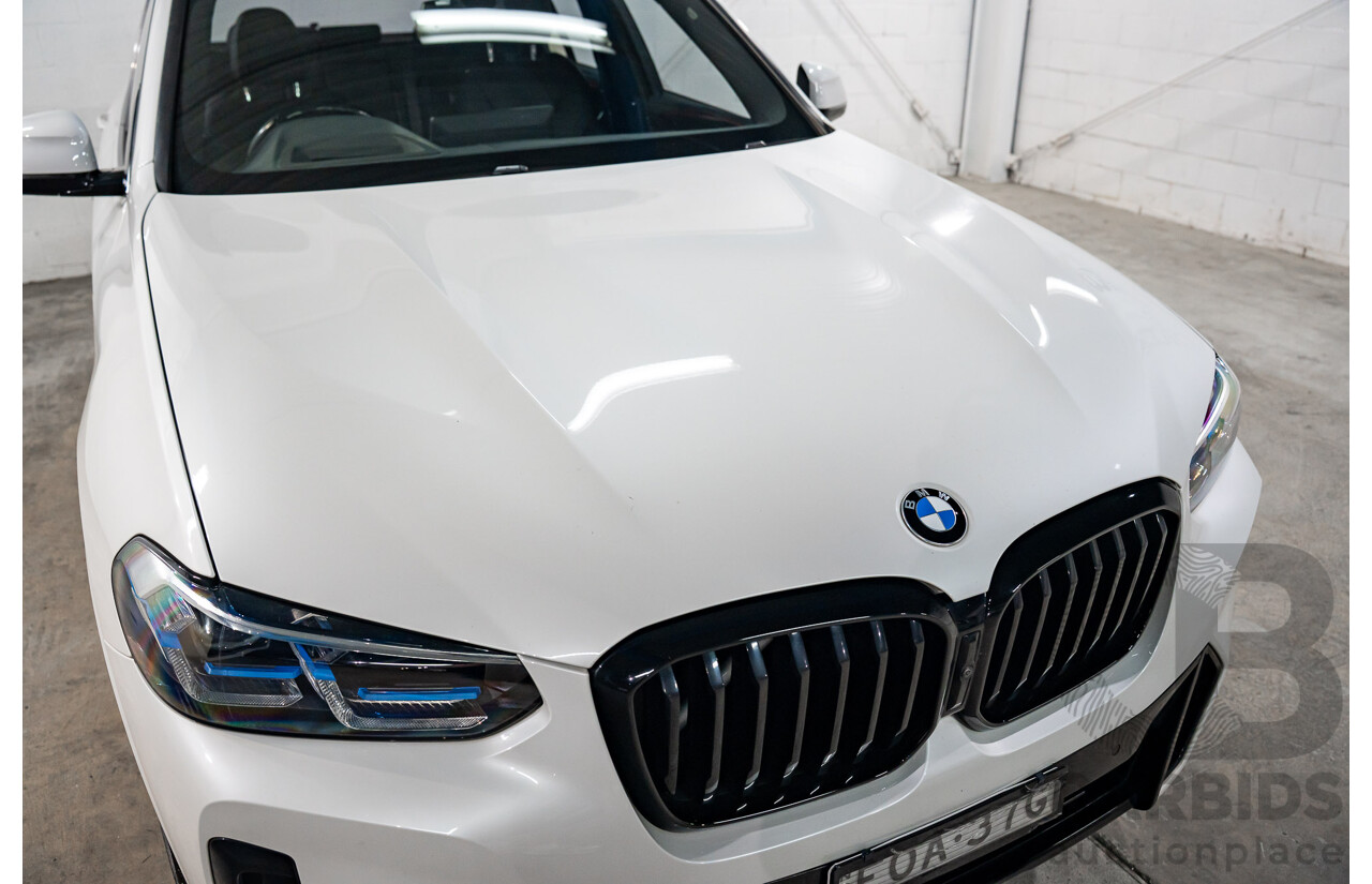 6/2023 BMW X3 xDrive30i M Sport (AWD) G01 4D Wagon Mineral White Metallic Turbo 2.0L