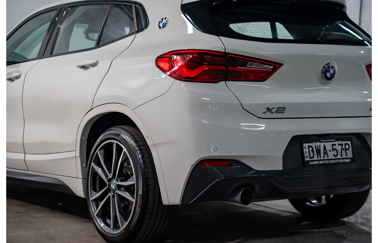 4/2018 BMW X2 sDrive20i M Sport F39 MY18 4d Wagon Alpine White Turbo 2.0L