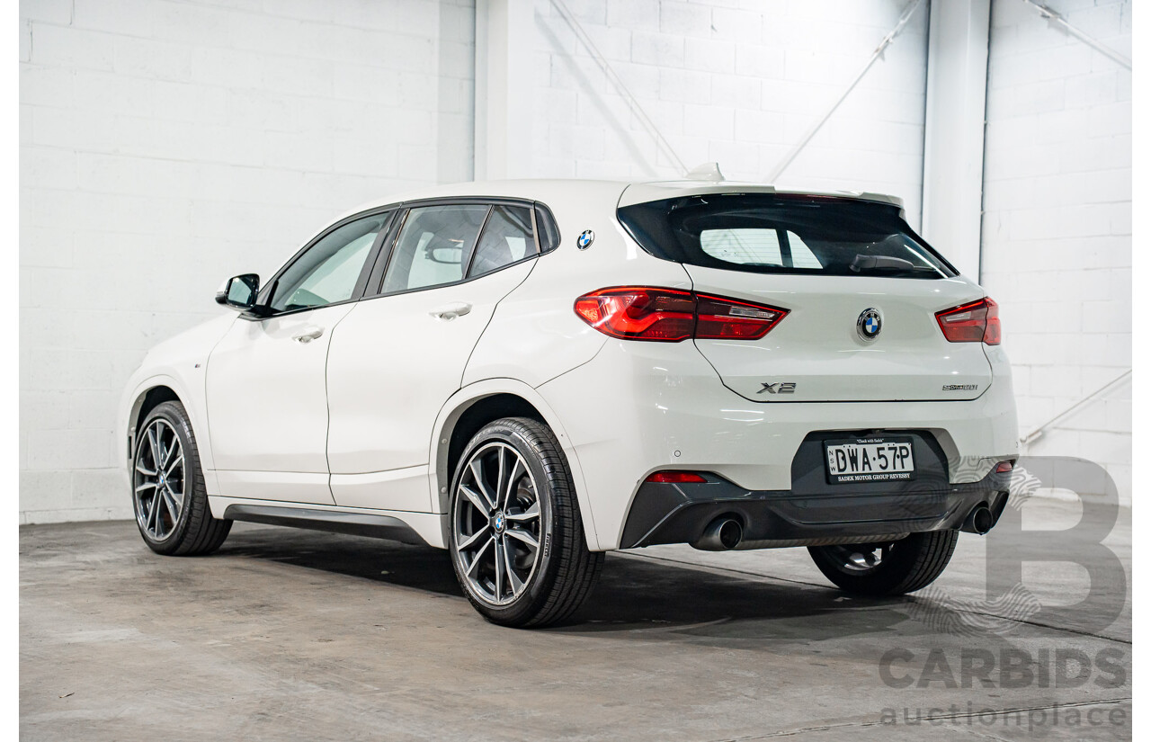 4/2018 BMW X2 sDrive20i M Sport F39 MY18 4d Wagon Alpine White Turbo 2.0L