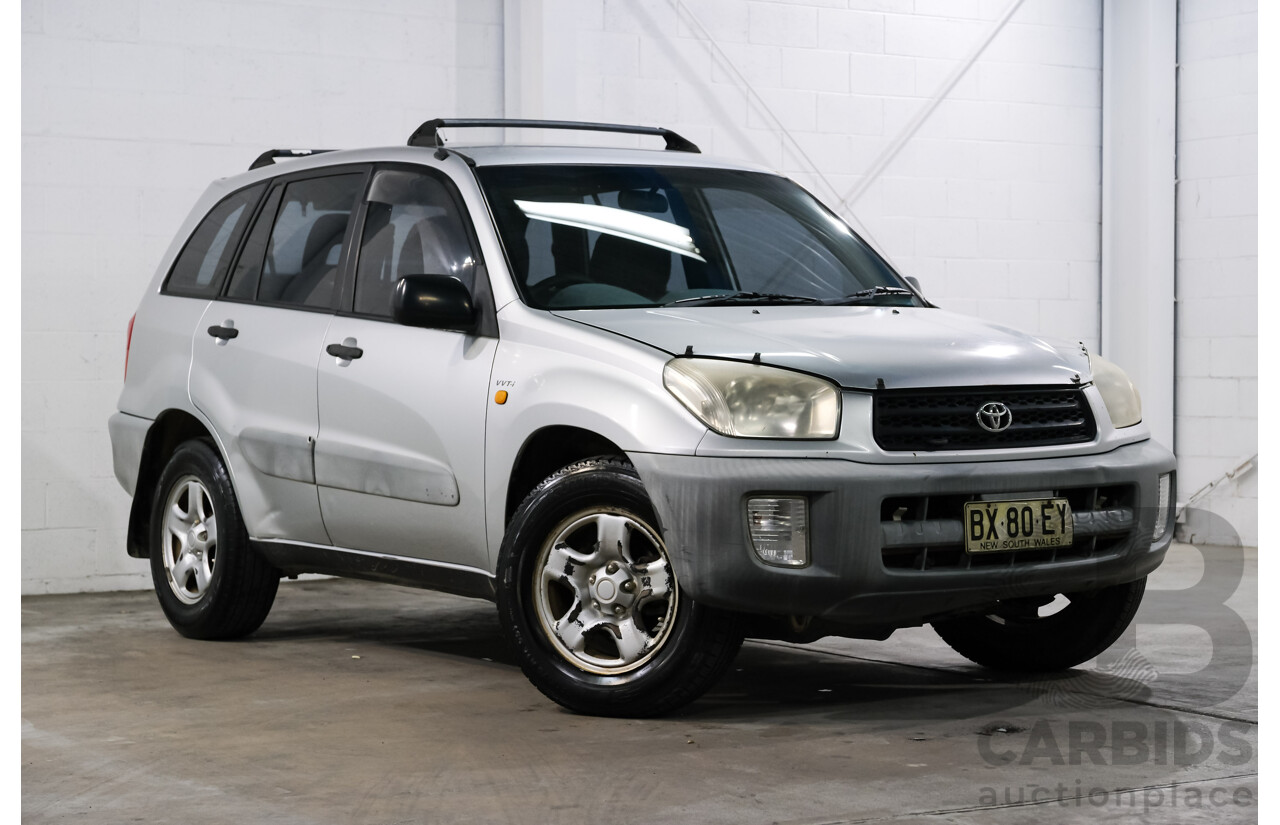 9/2000 Toyota Rav4 Cruiser (4x4) ACA21R 4d Wagon Silver 2.0L