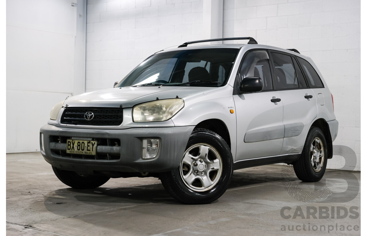 9/2000 Toyota Rav4 Cruiser (4x4) ACA21R 4d Wagon Silver 2.0L