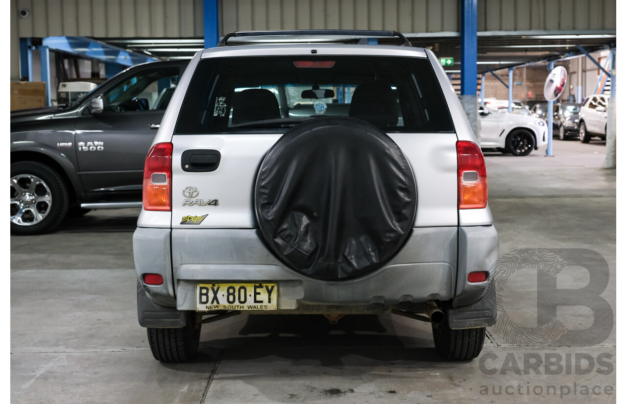9/2000 Toyota Rav4 Cruiser (4x4) ACA21R 4d Wagon Silver 2.0L