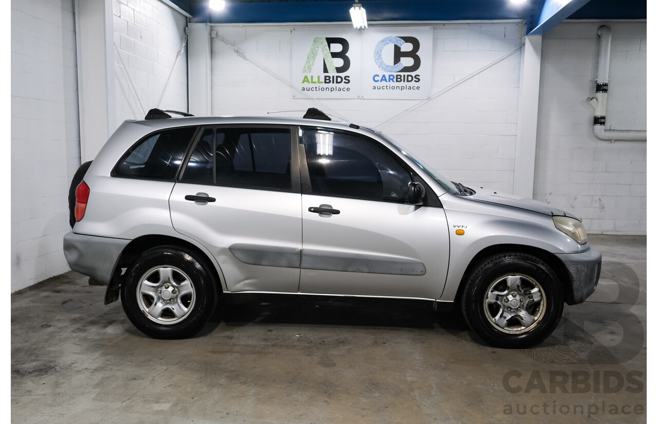 9/2000 Toyota Rav4 Cruiser (4x4) ACA21R 4d Wagon Silver 2.0L