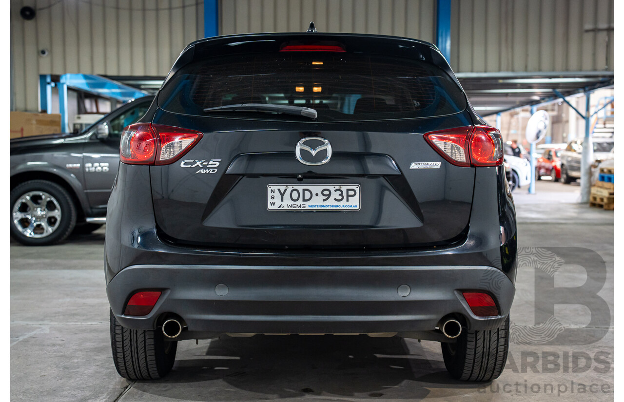 7/2013 Mazda Cx-5 Maxx Sport (4x4) MY13 4d Wagon Black 2.2L
