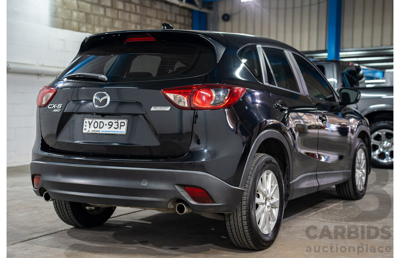 7/2013 Mazda Cx-5 Maxx Sport (4x4) MY13 4d Wagon Black 2.2L
