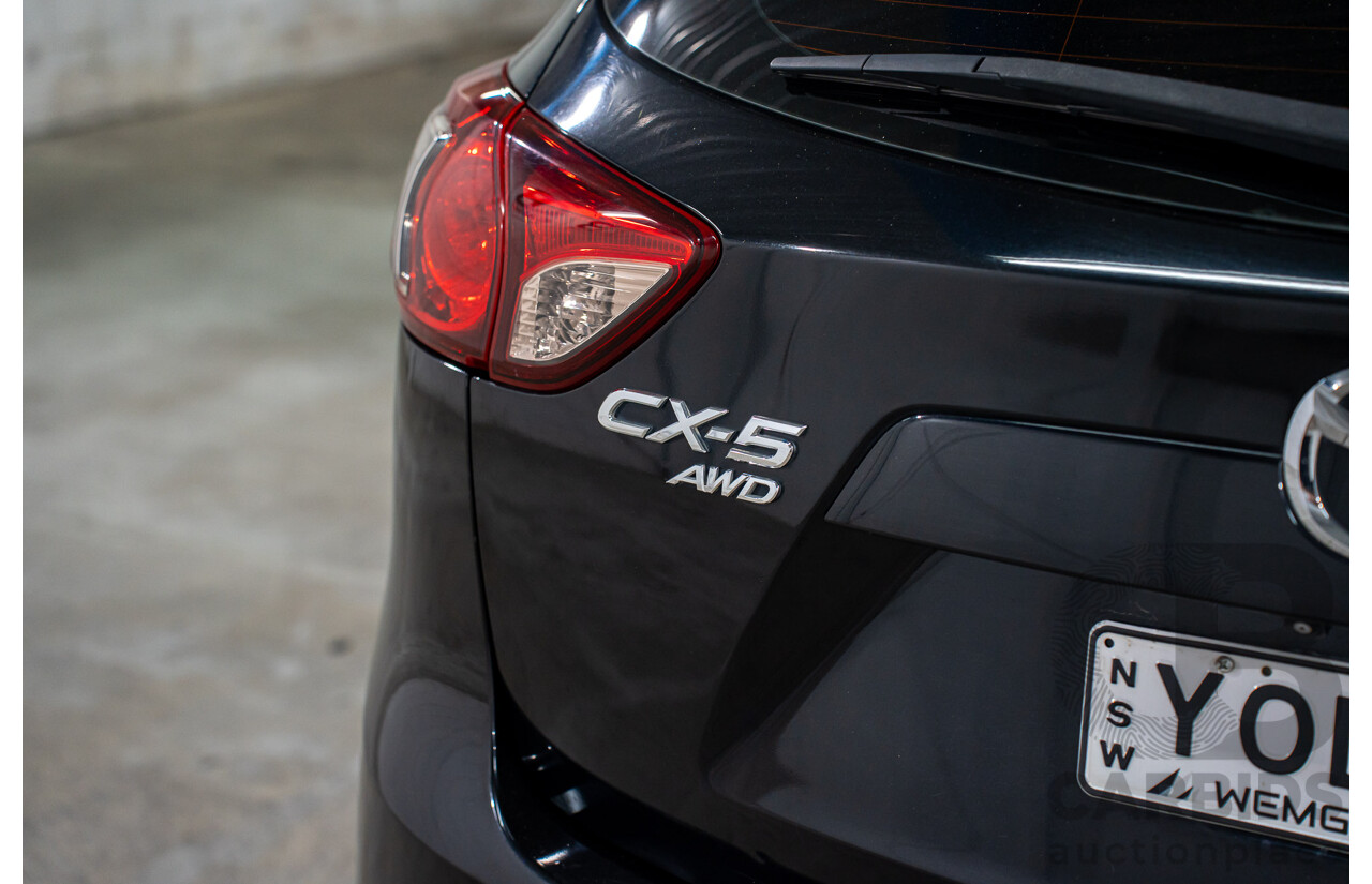 7/2013 Mazda Cx-5 Maxx Sport (4x4) MY13 4d Wagon Black 2.2L