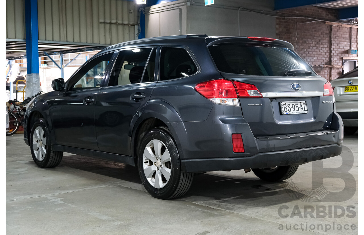 1/2012 Subaru Outback 2.5i MY12 4d Wagon Grey 2.5L