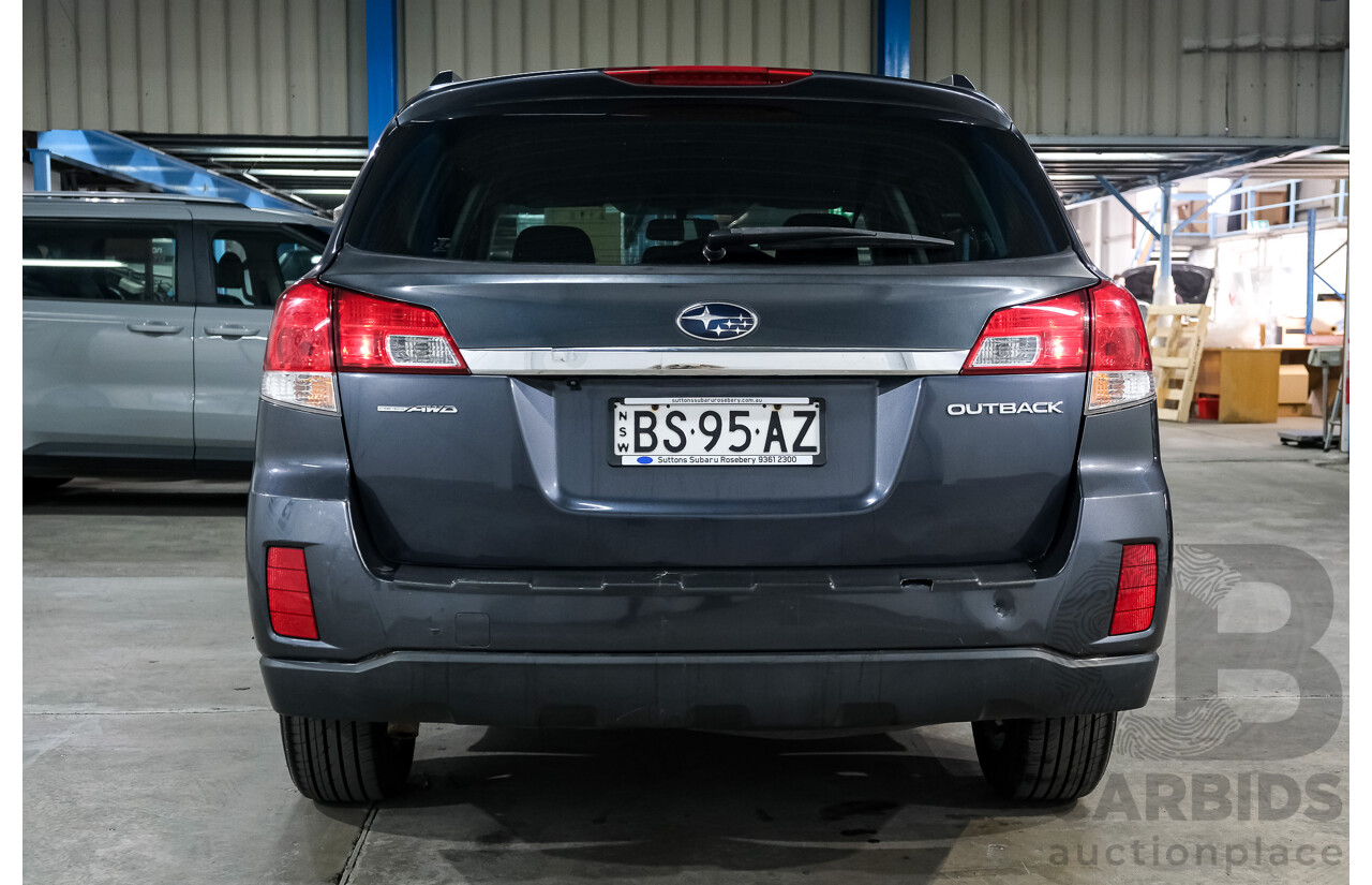 1/2012 Subaru Outback 2.5i MY12 4d Wagon Grey 2.5L