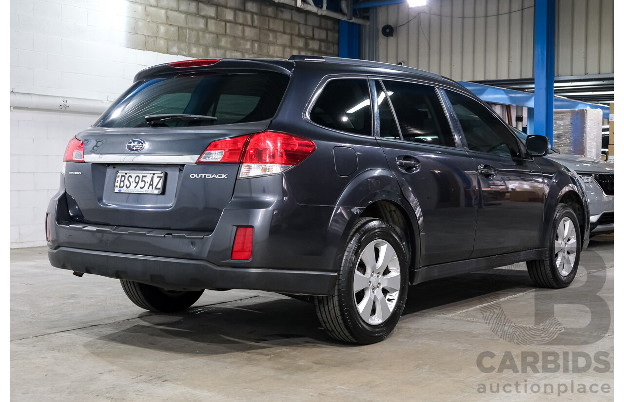 1/2012 Subaru Outback 2.5i MY12 4d Wagon Grey 2.5L