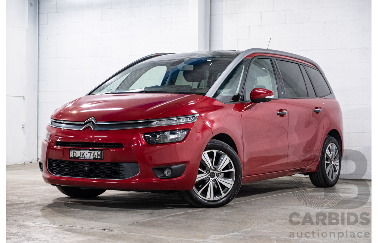 12/2016 Citroen Grand C4 Picasso 110 HDi (FWD) B7 MY15 4D Wagon Red 2.0L
