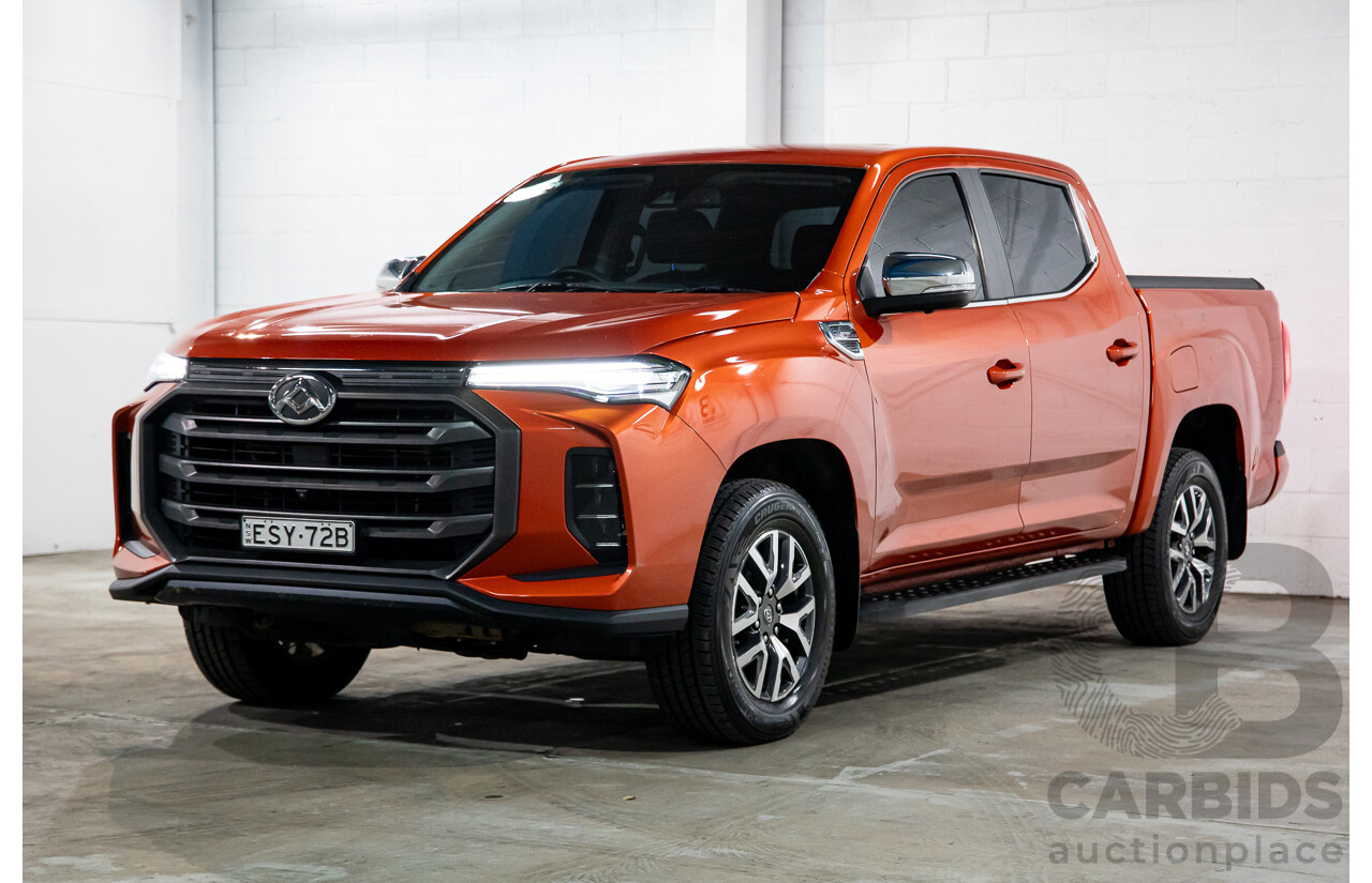 03/2022 LDV T60 Max Luxe (4x4) SK8C Double Cab Utility Maple Leaf Orange Twin Turbo Diesel 2.0L