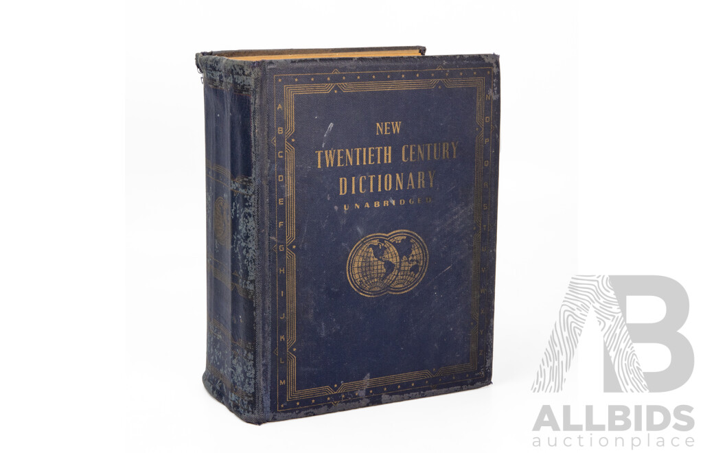 New Twentieth Century Dictionary Unabridged, World Publishing Company, 1943