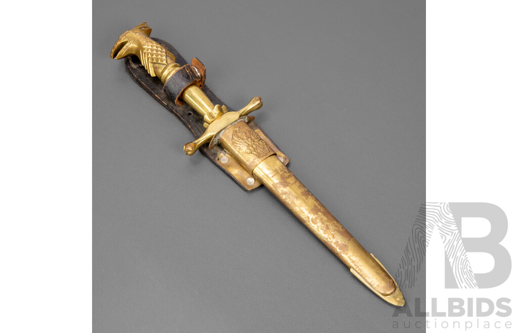 Vintage Indonesian Army Officer's Knife and Scabbard
