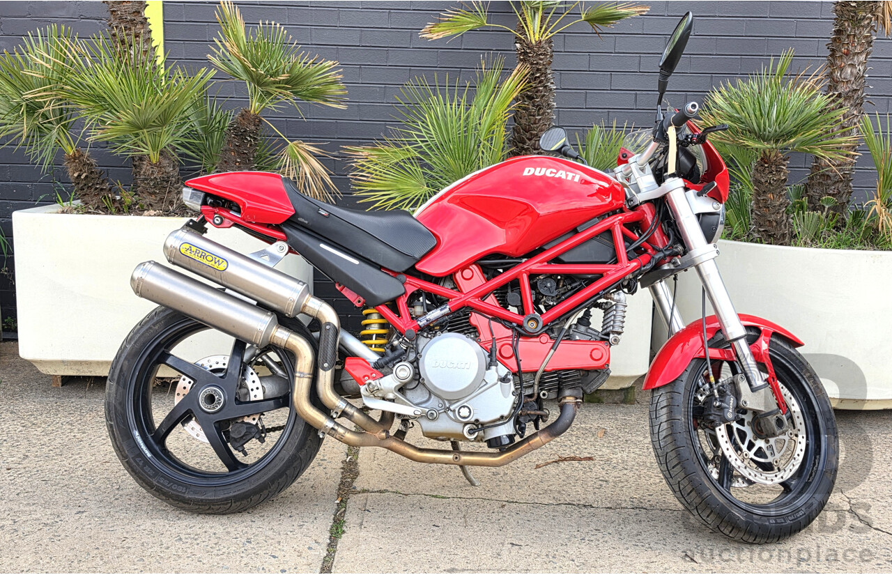 2007 Ducati Monster S2R 800 Red Motorcycle 803cc