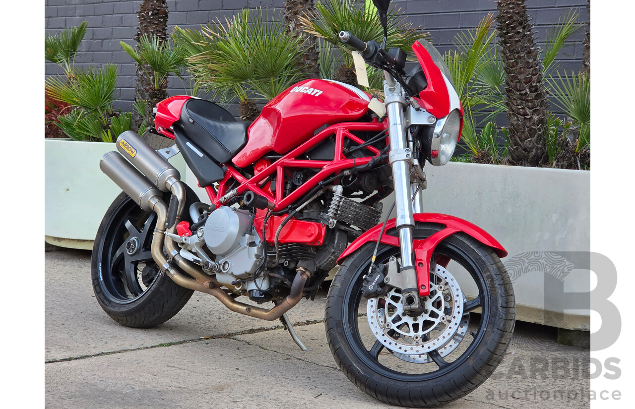 2007 Ducati Monster S2R 800 Red Motorcycle 803cc