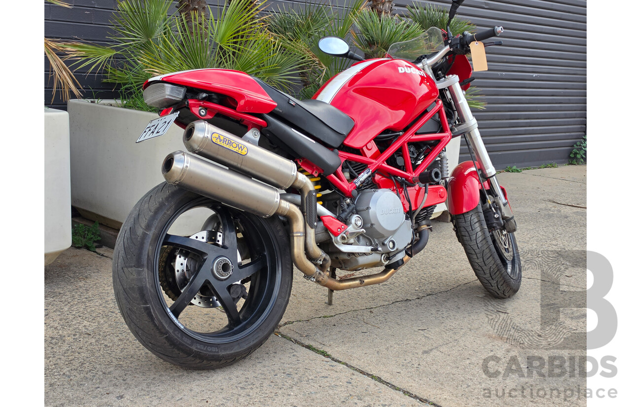 2007 Ducati Monster S2R 800 Red Motorcycle 803cc