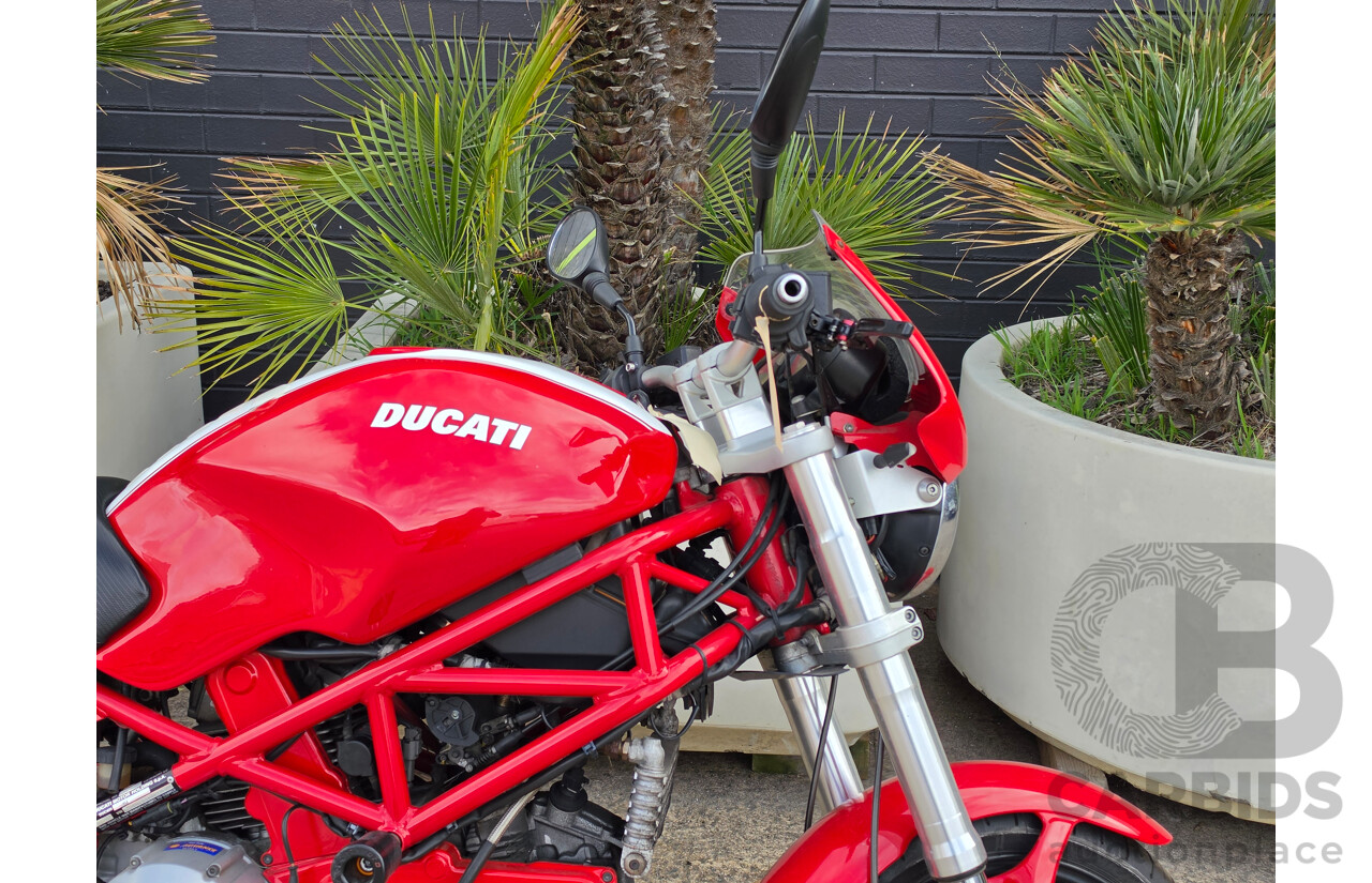 2007 Ducati Monster S2R 800 Red Motorcycle 803cc