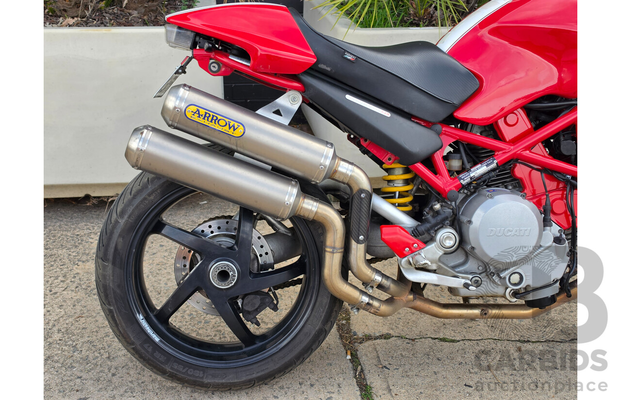 2007 Ducati Monster S2R 800 Red Motorcycle 803cc
