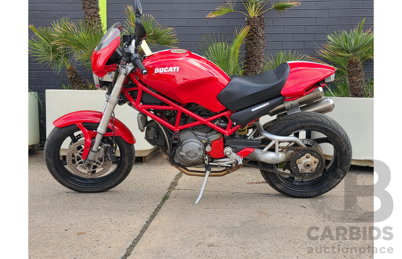 2007 Ducati Monster S2R 800 Red Motorcycle 803cc