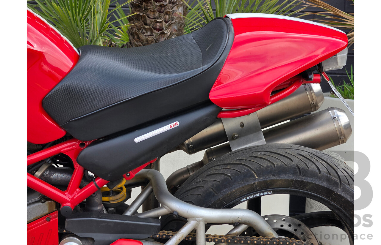 2007 Ducati Monster S2R 800 Red Motorcycle 803cc