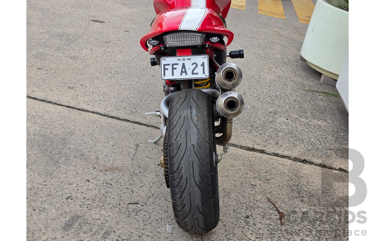 2007 Ducati Monster S2R 800 Red Motorcycle 803cc