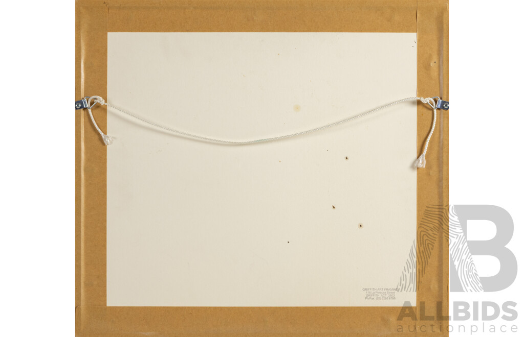 Coex'ae Qgam (aka Dada) (20th Century, Botswana-Born,1934-2008), 'Tsibobo' Bird (2001), Original Signed & Editioned Five Colour Lithograph, 38 x 42 cm (frame)