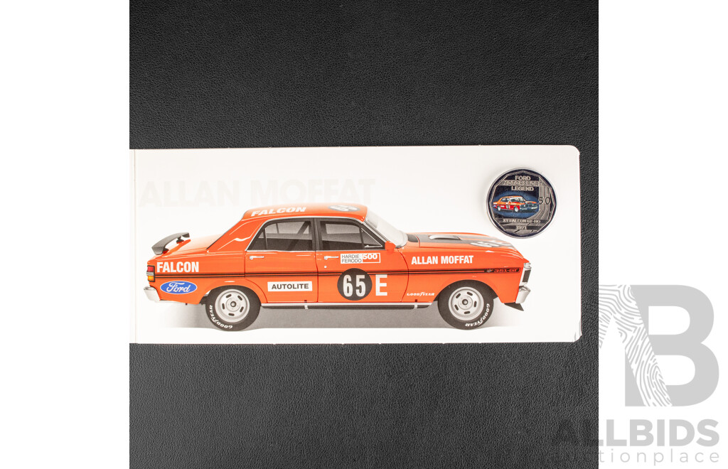 Australian RAM 2018 Six Coloured Fifty Cent Coin Set, Ford High Octane, Australia's Motor Sport Legends